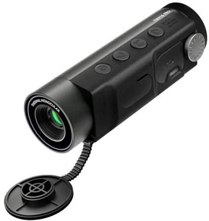 MiLESEEY TNV10 PRO 320x240 IR Resolution Thermal Monocular, 13mm 50Hz Aircraft Mg-Al Alloy Handheld Thermal Camera, Night Vision Imager, Hot Spot Tracking