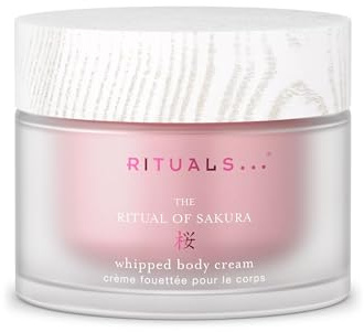 RITUALS The Ritual of Sakura Crema Corporal Hidratante con Flor de Cerezo y Leche de Arroz, fórmula nutritiva para una piel suave, fragancia floral, 220 ml