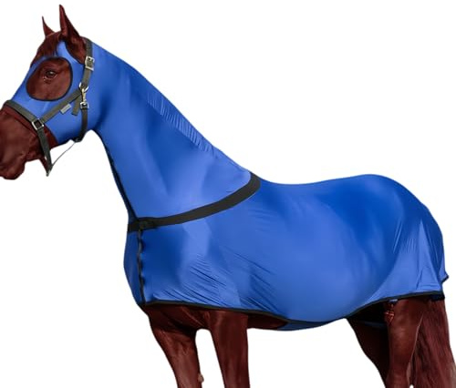 Cubierta para caballos, manta con cremallera, traje elástico para caballos, para salidas, excursiones, establos, carreras, competición, exterior y entrenamiento de campo