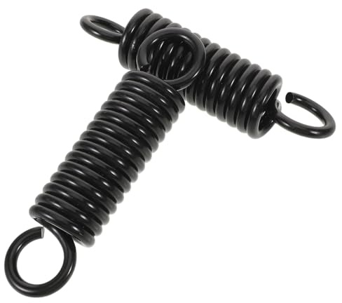 Gogogmee 2 Pezzi Molle Dondolo in Acciaio per Amaca e Sedia Sospesa da Giardino con Estensione Ammortizzante e Ganci Molla di Ricambio per Altalena da Portico Protezione Antiurto