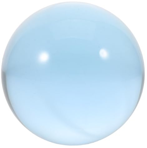 SOIMISS Palla da Giocoleria in Resina Trasparente Leggera e Facile da Controllare Sfera Multifunzione per Spettacoli Principianti e Artisti di Strada Effetto Luminoso Blu