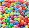 Izzy Kinder Bälle Spielbälle Bunte Plastikbälle, Bälle für Bällebad, 6 cm Durchmesser, in Farbmischung, ohne gefährliche Weichmacher, Babybälle Plastikbälle Baby (200 Spielbälle)
