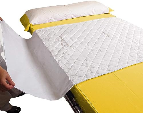 OrtoPrime Inkontinenzauflage Waschbare Bettunterlage 135 cm - Absorptionskapazität 4,65 Liter - Große Inkontinenzunterlage - Wasserdichter Matratzenschutz - Wiederverwendbar bis zu 400 Wäschen.