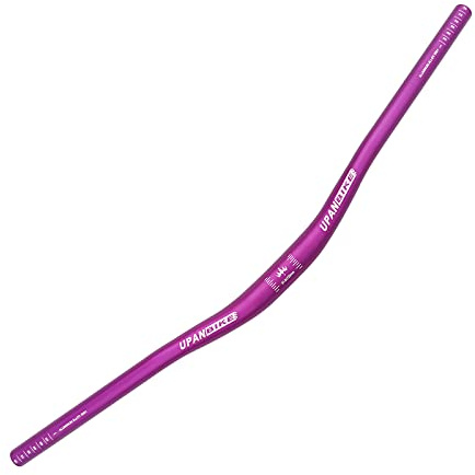 UPANBIKE Manillar extra largo para bicicleta de montaña MTB φ31,8 mm 720 mm de elevación (720 mm, Violeta)