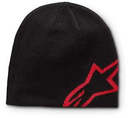 Alpinestars Corp Shift Beanie Berretto A Maglia Cappello Uomo Nero Rosso Taglia Unica