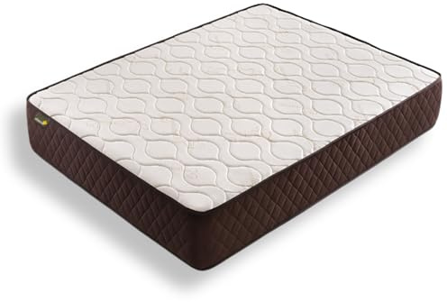 DESCANSIN - Colchón Firmeza Muy Alta para Dolores de Espalda | Colchón Viscoelástico Transpirable | Colchón Matrimonio o Cama Individual | Colchón Antiácaros, Anti Alérgico y Anti Bacterias (90x190)