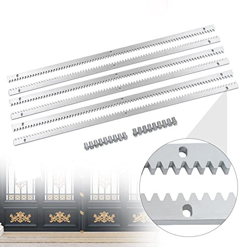 6x1m Zahnstange Zahnschiene für Torantrieb Schiebetore Schiebetorantrieb Toröffner Zubehö Antrieb bis 2000kg