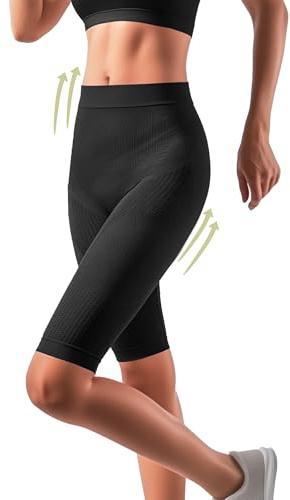 SLIMCELL Gambetti Faja Pantalon Reductora Mujer Anticeluliticas Ciclista - Braga Faja Reductora Mujer Adelgazante, Anti Cellulite Leggings Sin Costuras, Pantalon Moldeador - Made in Italy