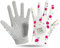 LOVMEAD Golf Handschuhe Kinder Beide Hand Linke Hand und Rechte Allwetter Weiche Regen Griff Wertpaar, Jugend Golf Handschuhe Jungen Mädchen Microfieber Atmungsaktive Schnelltrocknende (Rosa, M)