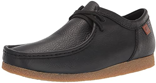 Clarks Men's Shacre Ii Run Moccasin, Black Leather, 9 UK