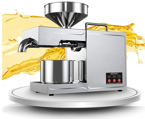 BebeXi Mini torchio per oliveFrantoio Automatico da 1000 W, frantoio Domestico/Commerciale, frantoio Adatto per Noci e Altra Frutta a Guscio