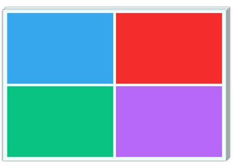 100 Stück - Etiketten Selbstklebend Bunt Groß, Farbige Aufkleber Umzug, Klebeetiketten zum Beschriften - 150 x 100 mm, 4 Farben