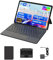 BNCF 11 2-in-1 Laptops, Windows 11 Touchscreen PC compatible with Intel N150, 12GB RAM 256GB SSD, 1920x1200 IPS FHD Tablet USB-C/HDMI/SD WiFi 6 with Magnetic Keyboard and Leather Case