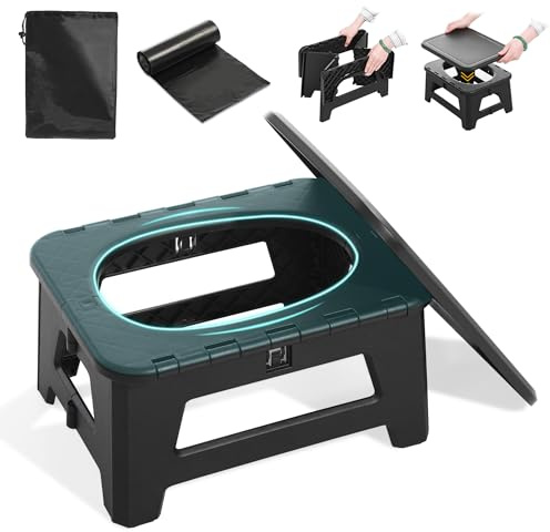 HHuanwfer In-car Portable Toilet Collapsible Potty