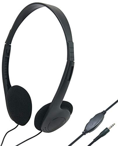 Waytex 69130 - Auriculares de diadema (conector jack de 3,5 mm, volumen ajustable)