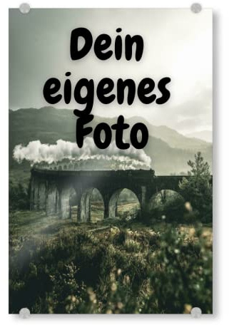 artboxONE Pixum Acrylglas 45 x 30 cm (hoch) eigenes Foto als Acrylglas - Acrylglasbild mit Wunschmotiv - Personalisierbares Geschenk