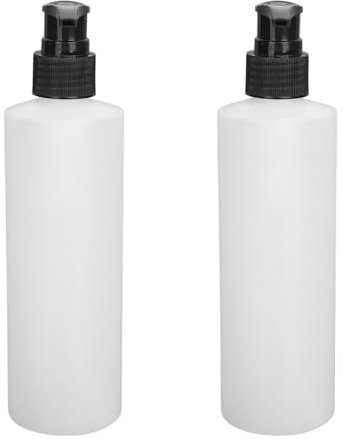 Massage Oil Heater Pump Dispenser, White 2pcs 250ml Pump Head Proof Massage Oil Heater Pump Dispenser Bottle for Lotion