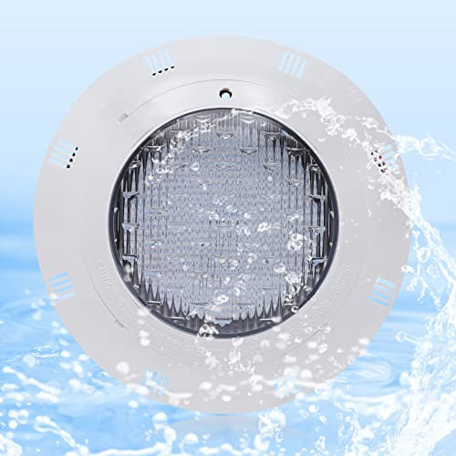 Jolre Lampe sous-marine LED pour éclairage de piscine, projecteur sous-marin, spot encastrable de piscine avec télécommande, 7 couleurs, 45 W 450 LED