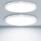Taipow 18W 2448LM 6500K Plafoniera Led Soffitto Moderna, IP44 Lampada da Soffitto Rotonda per Garage Corridoio Bagno Camera da letto Cucina Seminterrato Ø22CM (2 pezzi)