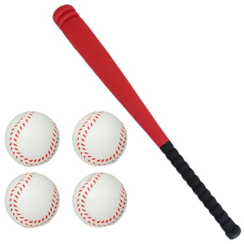 Phyachelo Juego de Bate y Pelota de Béisbol para Niños, Juego de Béisbol de Plástico, Juego Deportivo, Juego de Béisbol, Deportes para Patio Trasero Al Aire Libre A