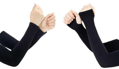 Ldabrye 2 paia di manicotti di raffreddamento traspiranti traspiranti per il giardinaggio maniche per braccio protezione solare per donne e uomini