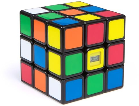 Rubik's Cubo Timer, Cubo 3x3 con Cronometro, Batti il Tuo Record, Antistress e Rompicapo per Adulti e Bambini dagli 8 Anni in Su