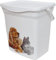 KYY'Z Airtight Pet Food Storage Box 6L - Reusable Plastic Container with Carry Handle - Keeps Dog & Cat Food Fresh -Lightweight, Durable Bin for Dry Kibble, Biscuits, Snacks & Treats (1)