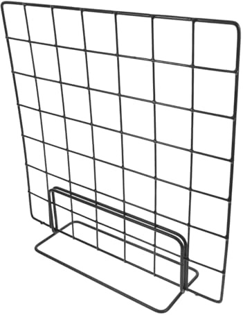 VALICLUD Multi-Functional Wire Grid Display Stand 13.78 Inch Metal Panel Rack for Tabletop Photo Display and Craft Shows 2-Pack Desktop Organizer for Market Stalls and Exhibitions