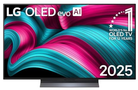 LG Téléviseur OLED UHD 4K Evo AI C5 (2025) 48 - OLED48C56LB