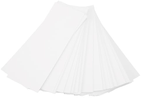 Annadue 100 St Kartongpapper, Mångsidigt Tjockt DIY-kort, Tomt Kartong för Vykort Festinbjudningar Gratulationskort Scrapbooks (16x6cm / 6,3x2,4in, 315gsm, vit, väskor packade)