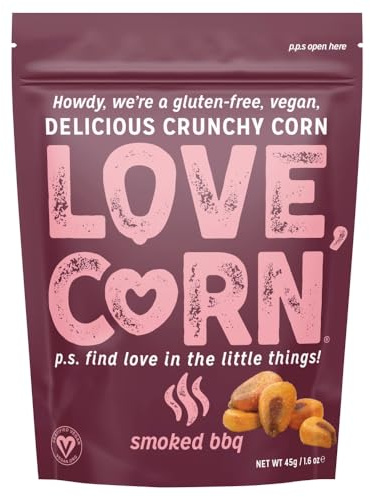 Love Corn Smoked BBQ Delicious Crunchy Corn, 45g