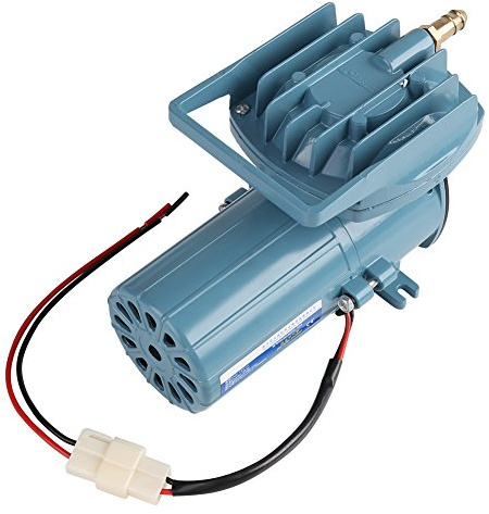 GOTOTOP Bomba de Aire Portátil para Acuario, 12V 35W, Oxigenador Eléctrico, 22 x 11 x 14 cm