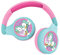 LEXIBOOK - Unicorn - Auriculares 2 en 1 Bluetooth y con Cable, Estéreo, inalámbricos, con Cable, limitación de Sonido, Plegables, Ajustables, batería Recargable, Rosa/Azul, HPBT010UNI
