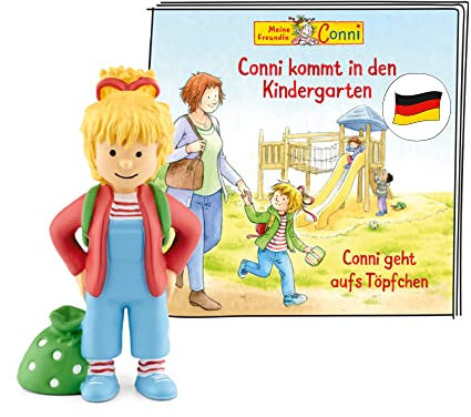 tonies Hörfiguren für Toniebox, Conni – Conni kommt in den KinderGarten/Conni geht aufs Töpfchen, Hörspiel für Kinder ab 3 Jahren, Spielzeit ca. 38 Minuten