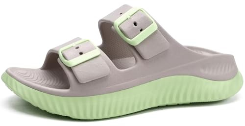 KuaiLu Sandales Réglable Récupération Femme Orthopediques Confortable Sport | de Femmes Fasciite Plantaire Sandalette, Soutien Voûte Plantaire, Légèreté, Loisirs de plein air