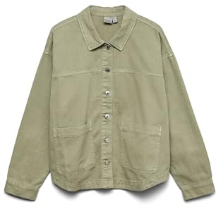 VERO MODA Vmjamie Ls denim shacket mix noos, Laurel krans, S