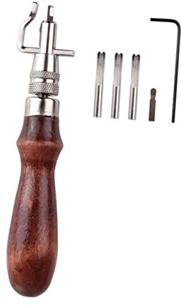 PHENOFICE Outils Cuir Multifonction Avec Outil De Rainurage Bordage Kit Pratique Pour Cuir Transportable