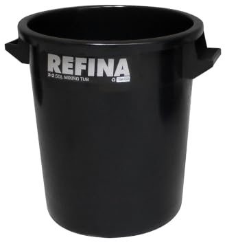 Refina X-2 Black Mixing Tub 50L for Floor Compounds, Plaster and More, Screed Mixing Tub 450x470mm