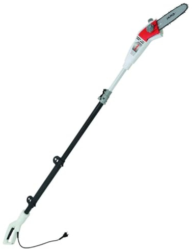 Ikra - Elagueuse électrique 750W - Perche Télescopique jusqu'à 4m - Lubrification automatique