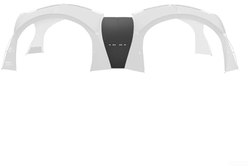 Shophubio Tappetino per tenda da campeggio all'aperto, 410 x 410 cm, con connettore per passaggio a baldacchino, per giuntare due tende, protezione per pavimento impermeabile in polietilene e Oxford