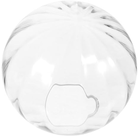 TOYANDONA Paralume a Globo in Vetro Bianco 150mm per Lampade a Sospensione, Coprilampada Decorativo Leggero Bordi Arrotondati, Sostituzione Paralume per Soggiorno e Camera da Letto
