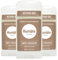 Humble All Natural Deodorant, Aluminum And Paraben Free, Cruelty Free Men And Women Deodorant Unscented 3-Pack