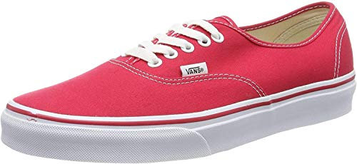 Vans Unisex Erwachsene Authentic Sneaker, Red, 36 EU