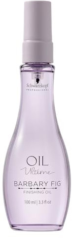 Schwarzkopf Professional Oil Ultime Barbary Fig Finishing Oil Hair Oil Dry Damaged Hair Natural Purified Smoothes The Cuticle Anti Frizz Heat Protection Shining Softing Nourishing Moisturizing 100 ml