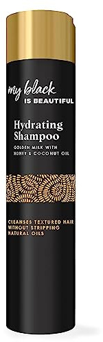 My Black is Beautiful Hydrating Shampoo, Sulfate Free, for Curly and Coily Hair with Coconut Oil, Honey and Turmeric, 9.6 Fl Oz