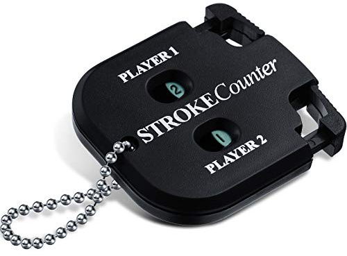 2 Spieler, Schlagzähler, Golfzähler, 2 Ziffern, Mini-Golfzähler, quadratischer Golfzähler, praktischer Torwart