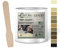 Contura Holzkitt 200g Parkett &Fugenkitt Spachtelmasse Kitt Holz Spachtel Holzpaste Knetholz Reperatur (02 Schwarz)