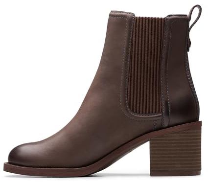 Clarks Chamberly Top Womens Dark Brown Lea, 8
