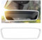 Ygapuzi Telaio protettore dello specchietto retrovisore dell'auto, Silicone Auto interno specchio retrovisore copertura bordo protettivo Trim Cover compatibile con il modello 3 / Y Accessori (Bianco)