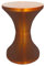 KONEST Tam Tam Metal Stool in Shiny Copper Design, Practical, Elegant Finish, Versatile Furniture for Living Room, Bedroom, Outdoor Use, Sturdy and Portable Seat.